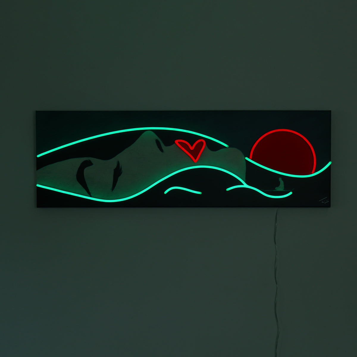 Face Landscape- Wall Painting (LED Neon)