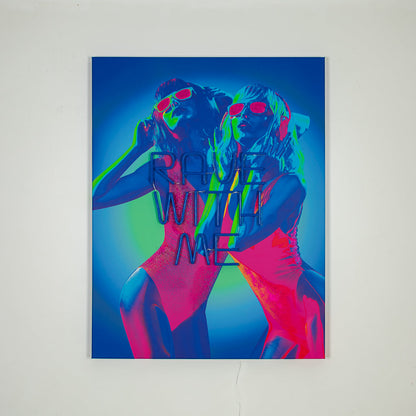 Wall Painting (LED Neon) - Rave With Me