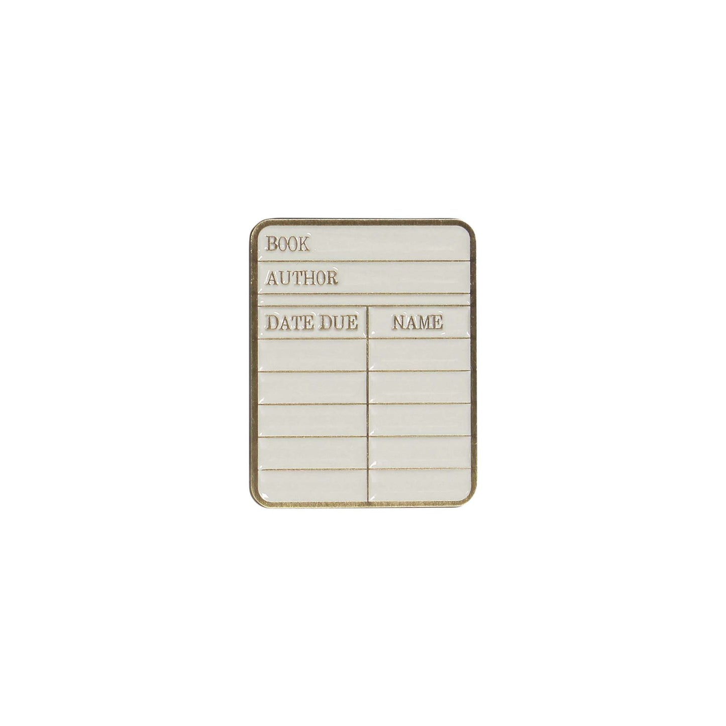 Pin’s Pulteney Press - Library card