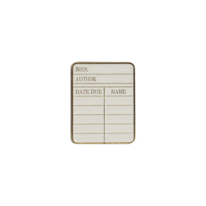 Pin’s Pulteney Press - Library card