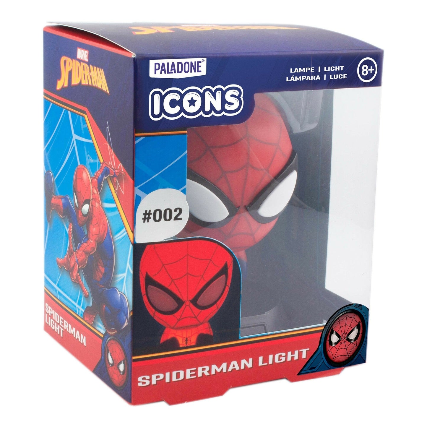 Luz nocturna 3D Marvel Icon - Spider-Man - PRE-ORDEN* 