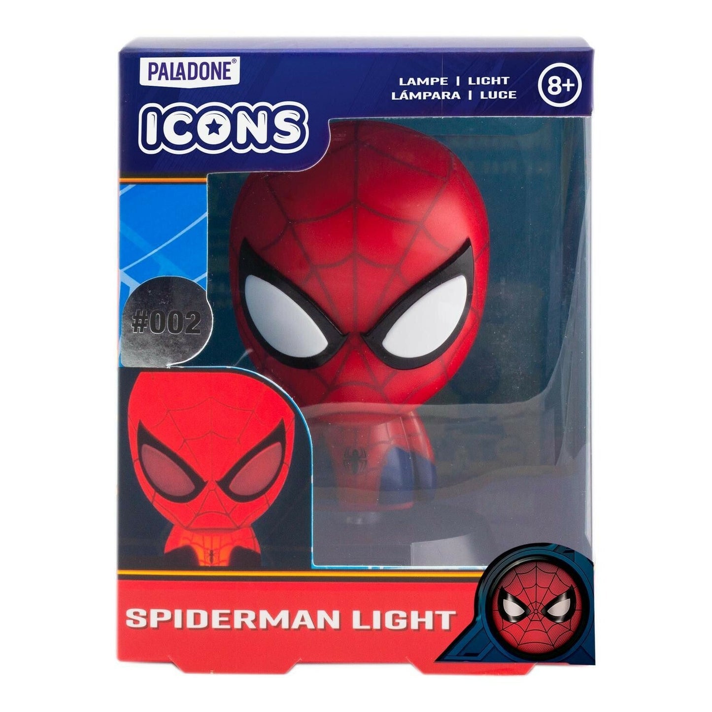 Luz nocturna 3D Marvel Icon - Spider-Man - PRE-ORDEN* 