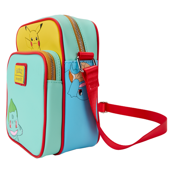 Loungefly Pokémon Color Block Starters Crossbody Bag - vue principale