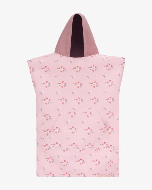Poncho de playa infantil de microfibra – LILA