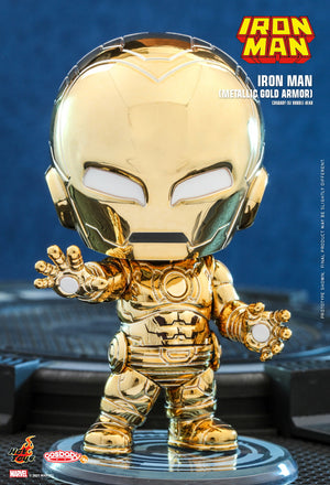 Homem de Ferro (Armadura Dourada Metálica) Cosbaby 