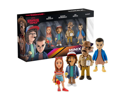 Pack 4 figurines - Stranger Things (Onze, Dustin, Hopper, Max)