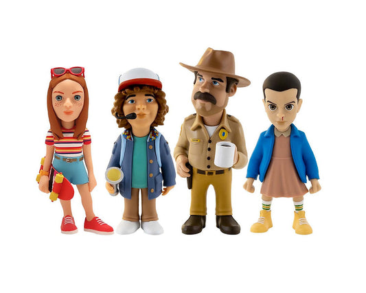 Pack 4 figuras - Stranger Things (Eleven, Dustin, Hopper, Max) 