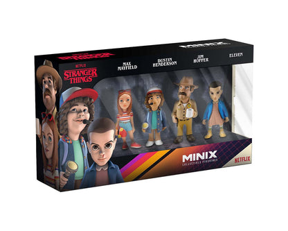 Pack 4 figuras - Stranger Things (Eleven, Dustin, Hopper, Max) 