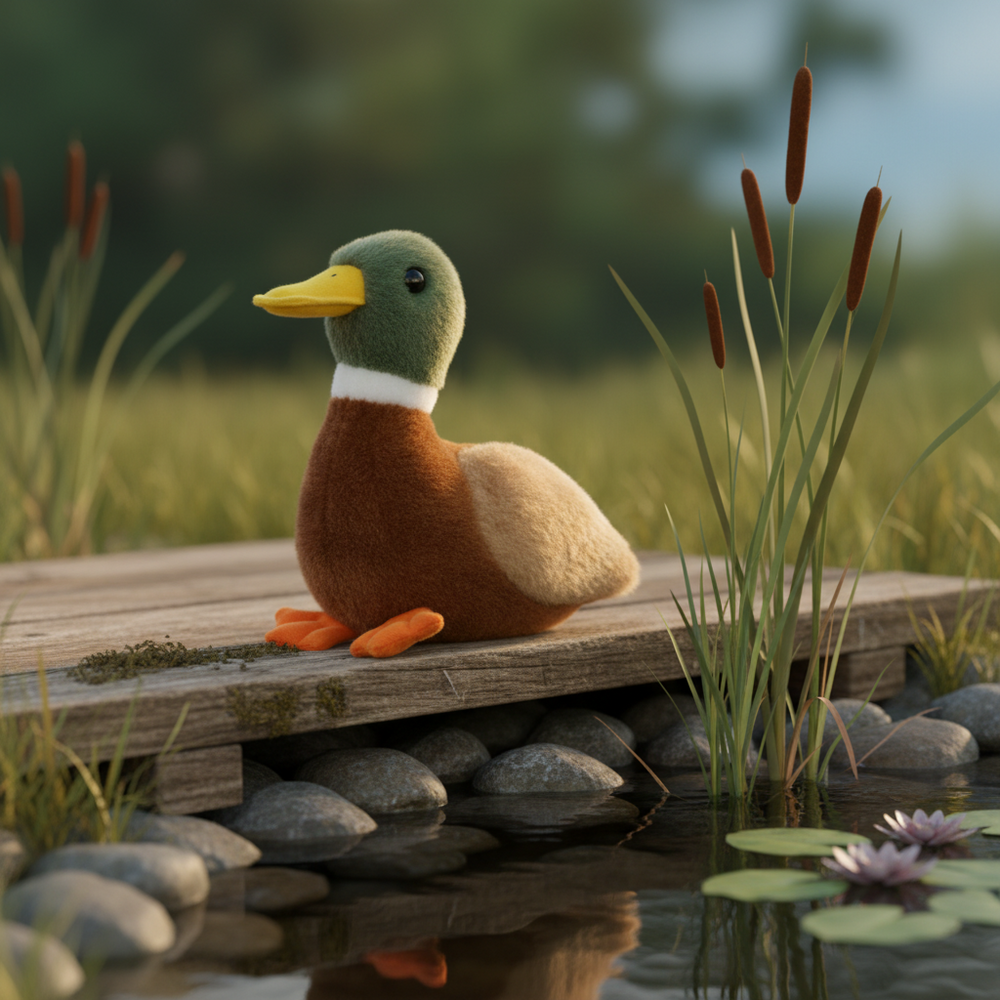 Mini Flopsies - Canard colvert 20 cm