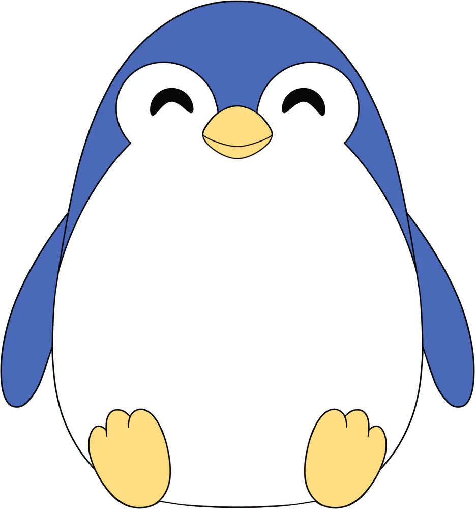 Pluche pinguïn 