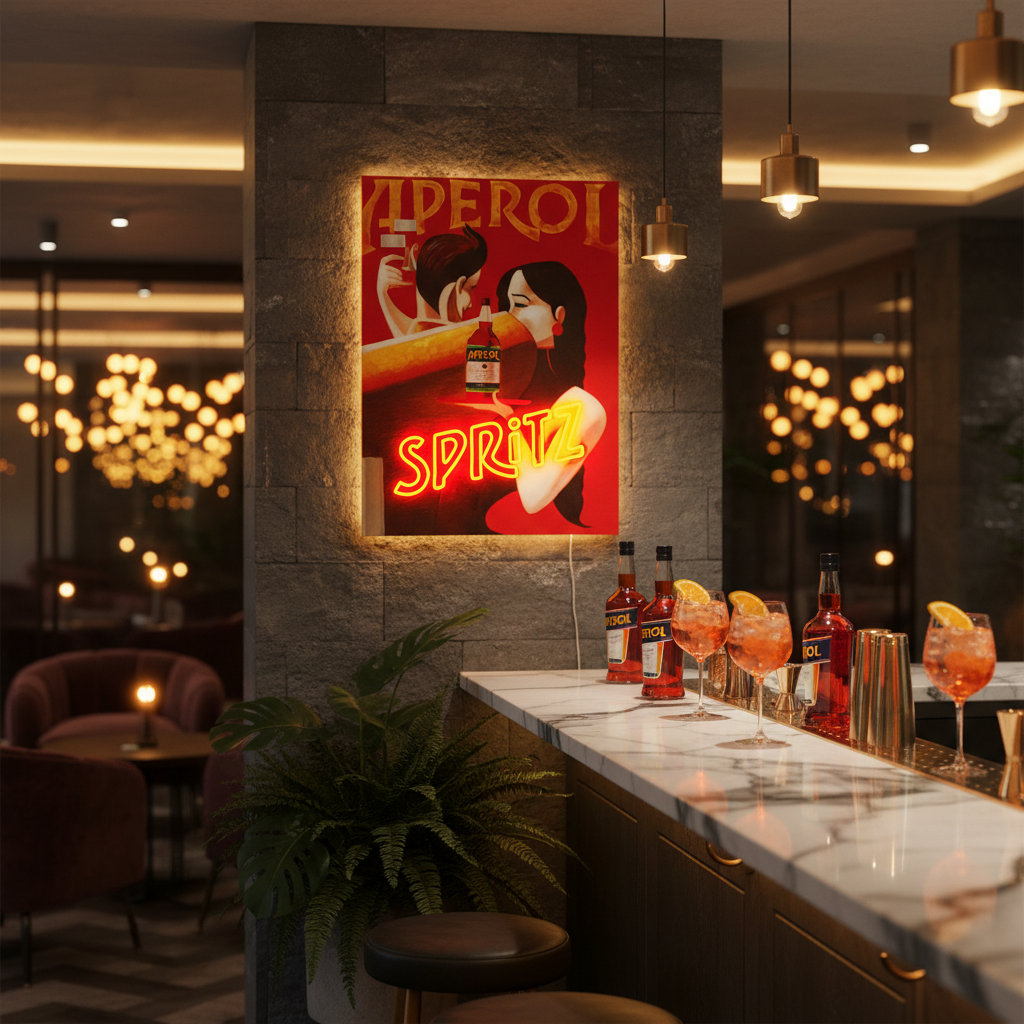 小型壁画（LEDネオン） - スプリッツ