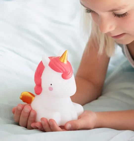 Petite Veilleuse Licorne Dorée