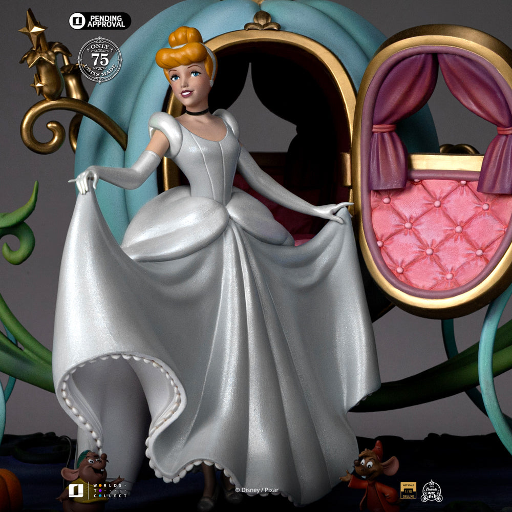 Statue Cinderella Deluxe (75th Year Anniversary Version) - Disney Classics - Art Scale 1/10