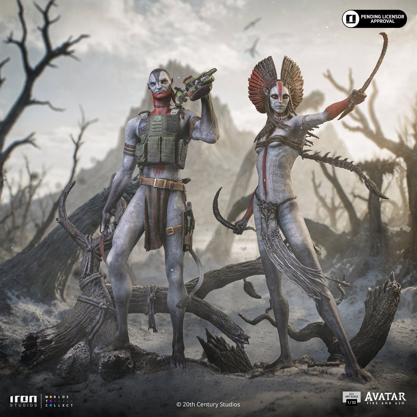 Statue Miles Quaritch - Avatar 3: Fire and Ash - Art Scale 1/10