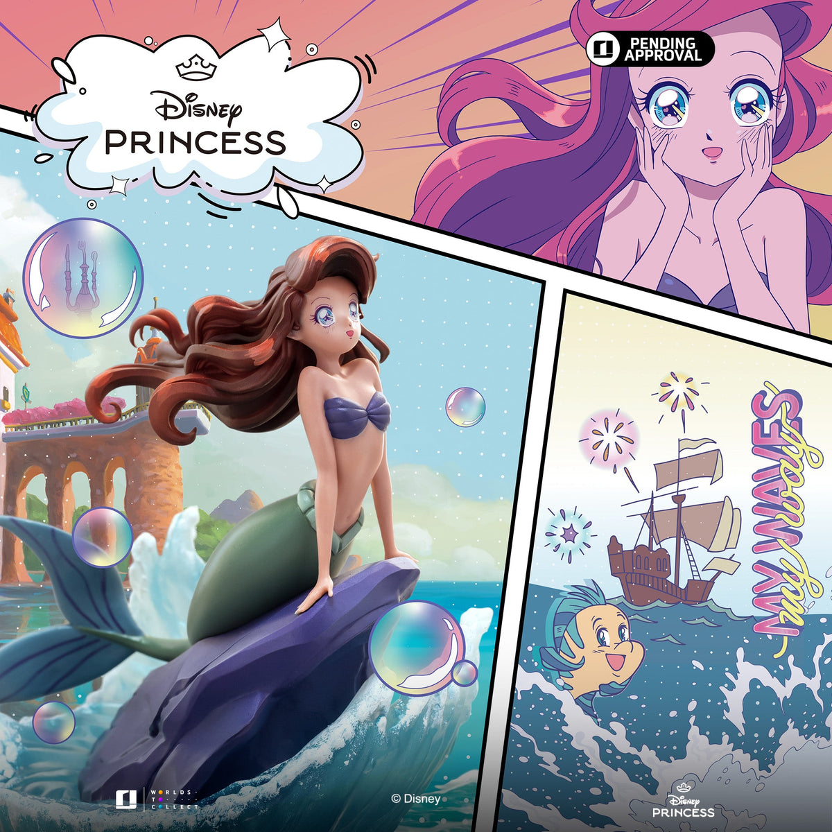 Statue Ariel - Disney's Princess Animated Icons - Disney Classics