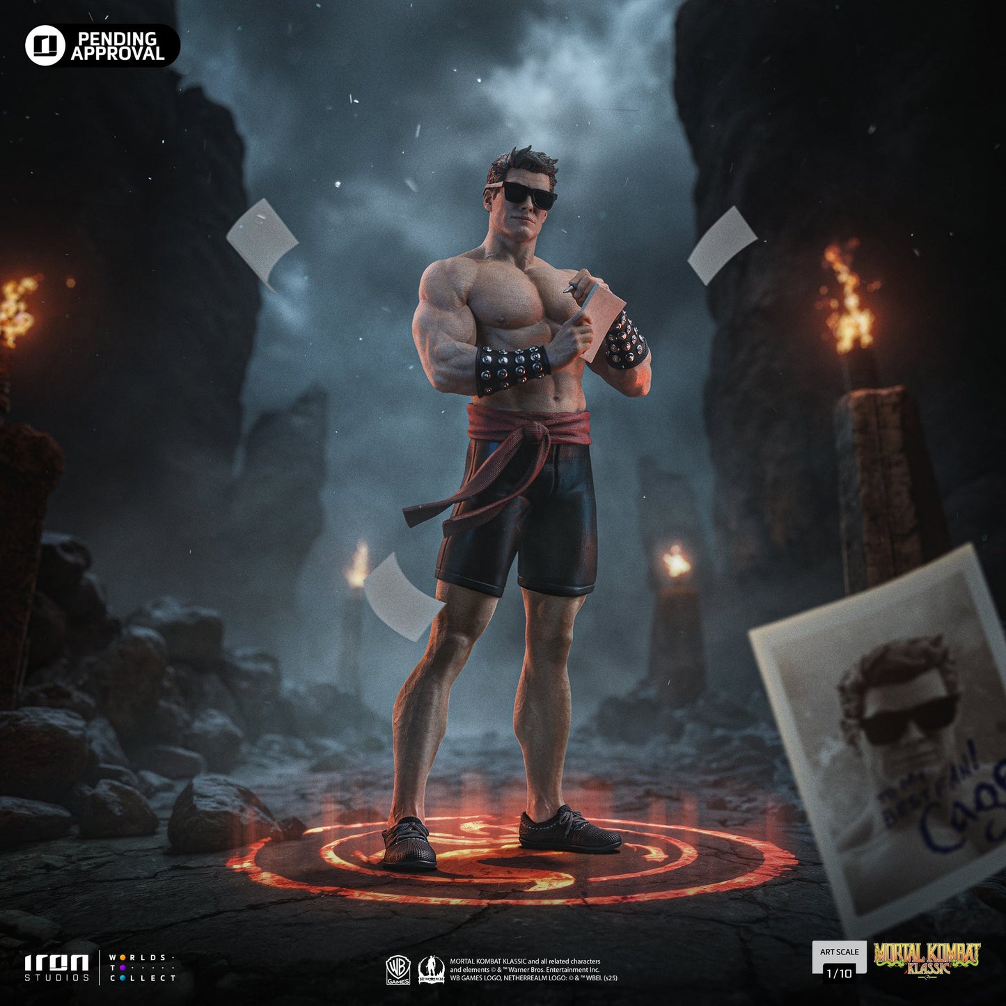 Pre-Order - Johnny Cage Statue - Mortal Kombat - Art Scale 1/10 - Iron Studios