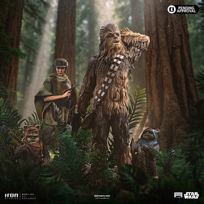 Pre-Order - Chewbacca and Tokkat Statue - Star Wars - Art Scale 1/10 - Iron Studios