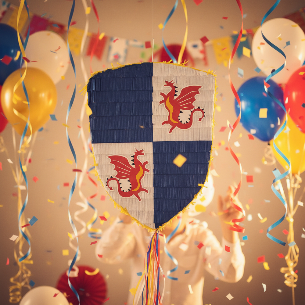 Ritterschild-Piñata