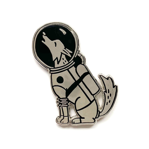 宇宙飛行士犬のピンバッジ