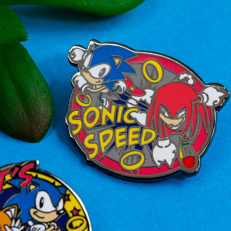 Pin's Sonic the Hedgehog Set 1.3 - Velocidad de vamos a Roll & Sonic