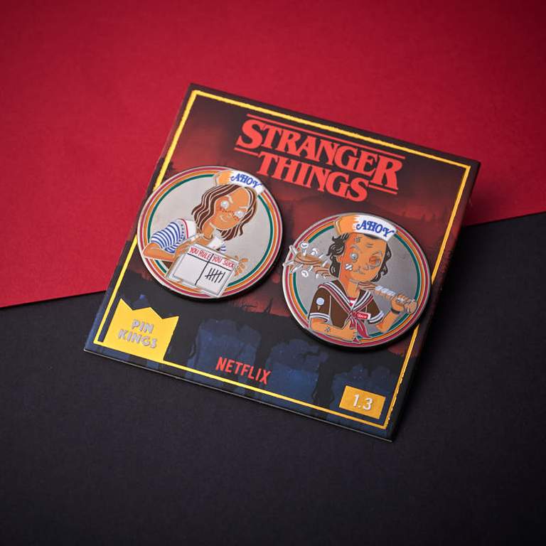 Pinのストレンジャー・シングスセット1.3 - スティーブとロビン