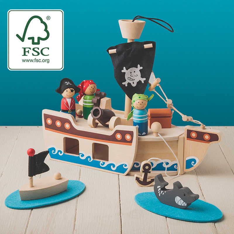 Playset Bateau de Pirate – vue principale