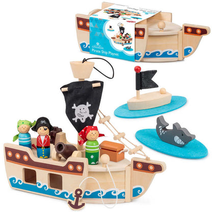 Juego de barco pirata