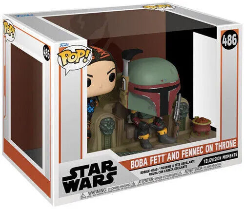 Pop! Boba Fett e Fennec Shand Moment sul trono 