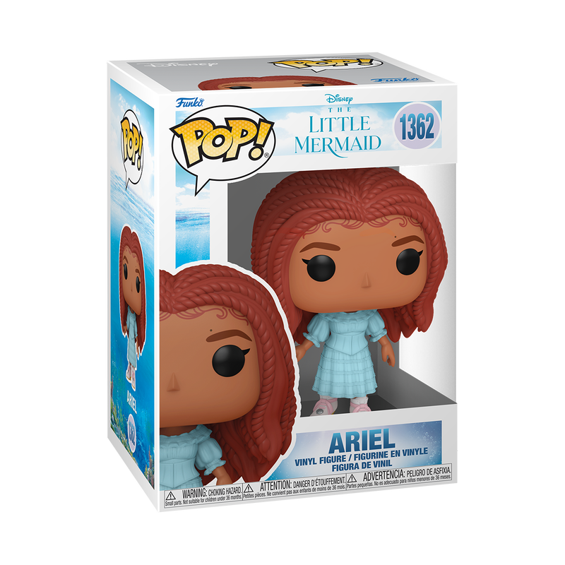 ¡Estallido! Ariel con vestido azul 