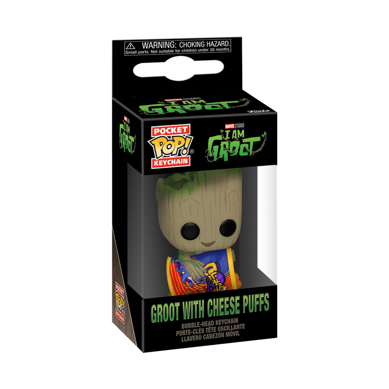 Pop! Keychain Groot avec Cheese Puffs