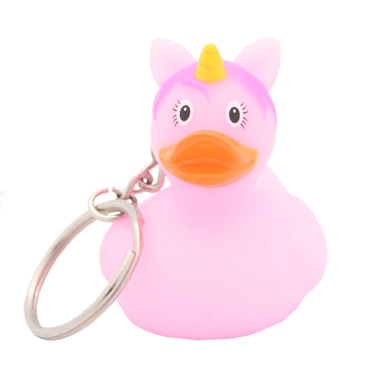 Chave de pato rosa unicórnio