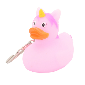 Schlüsselanhänger Ente Rosa Einhorn