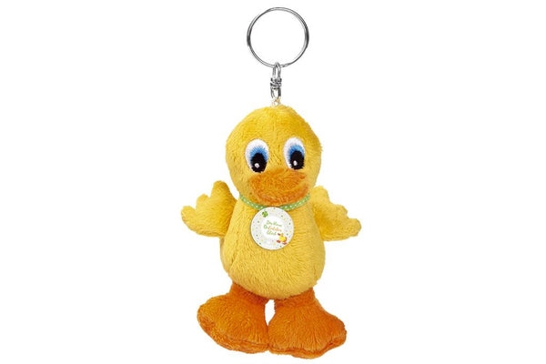 Portachiavi a forma di anatra di peluche