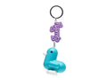 Candy Blue Duck Keyring
