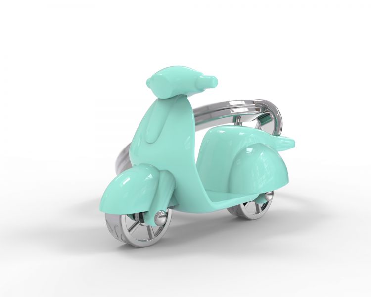 Porte Clés Scooter Turquoise