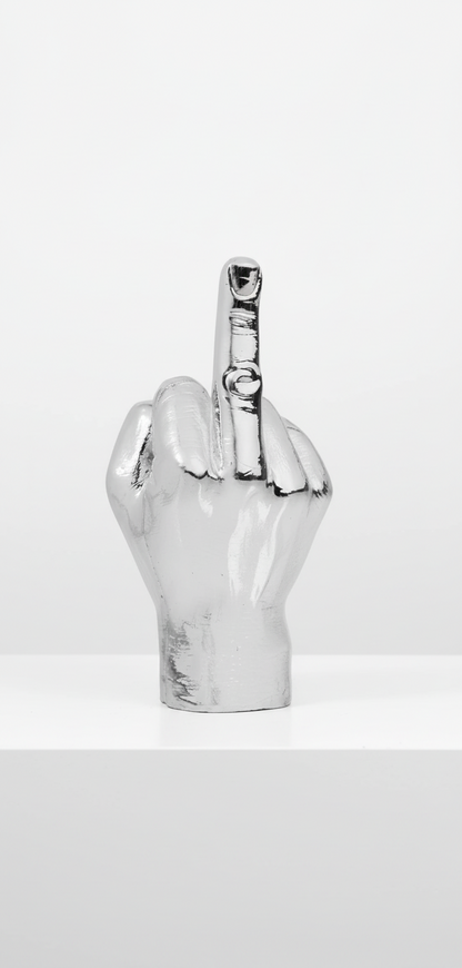 Porte Photo Magnétique Main F**k - Argenté