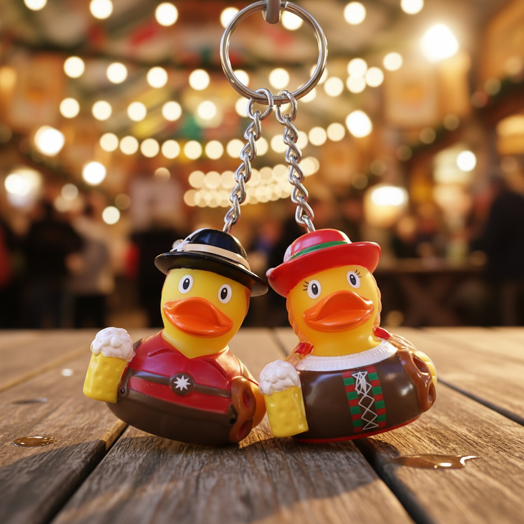 Llavero de pato bávaro