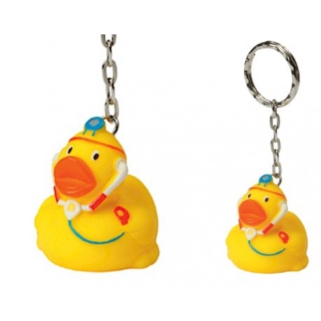 Doctor duck keychain