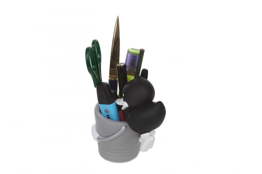 Black duck pencil pot