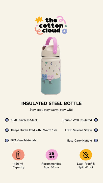 Trinkflasche aus Edelstahl Teckel