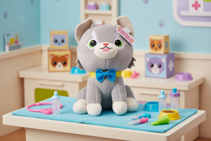 Plüschtierklinik Kätzchen und Welpen - Kätzchen