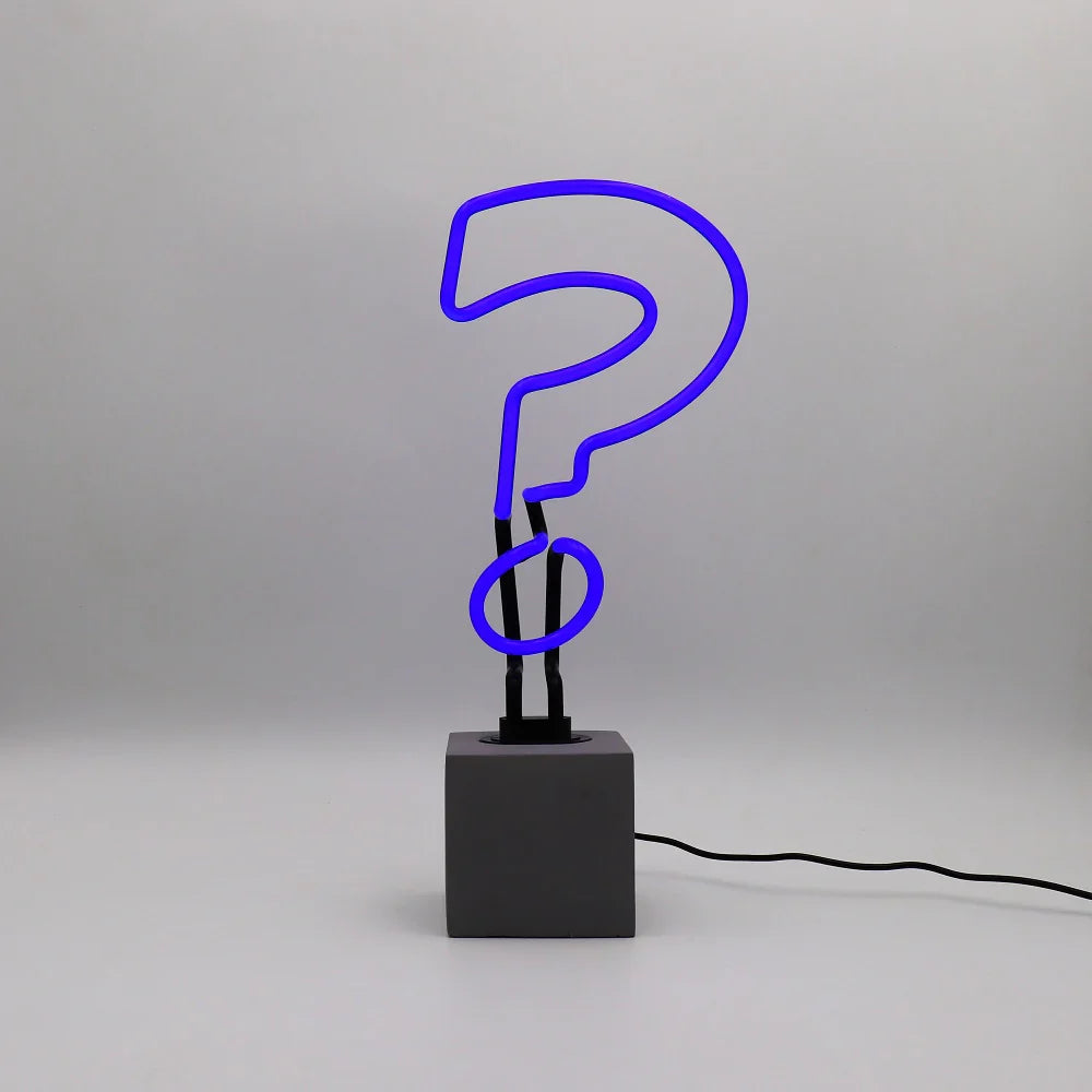 Lampe Néon Point d'Interrogation