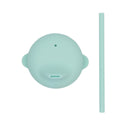 Couvercle et Mini Paille Minty Green
