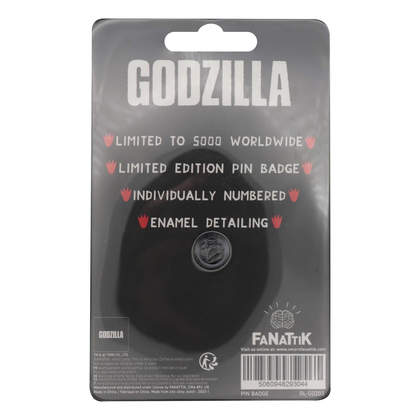Godzilla Pin - 40th Anniversary Tiamat - PRE-ORDER*
