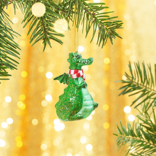 Pallina di Natale a forma di drago
