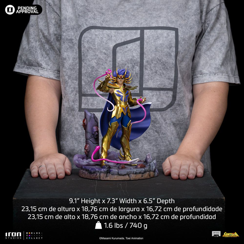 スタチュー カニ座のデスマスク - 聖闘士星矢 - アートスケール 1/10 - アイアン・スタジオ