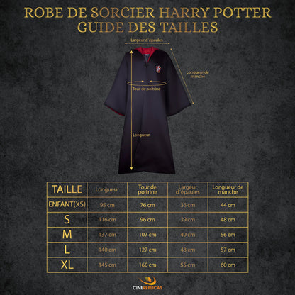 Robe de Sorcier Gryffondor Enfants
