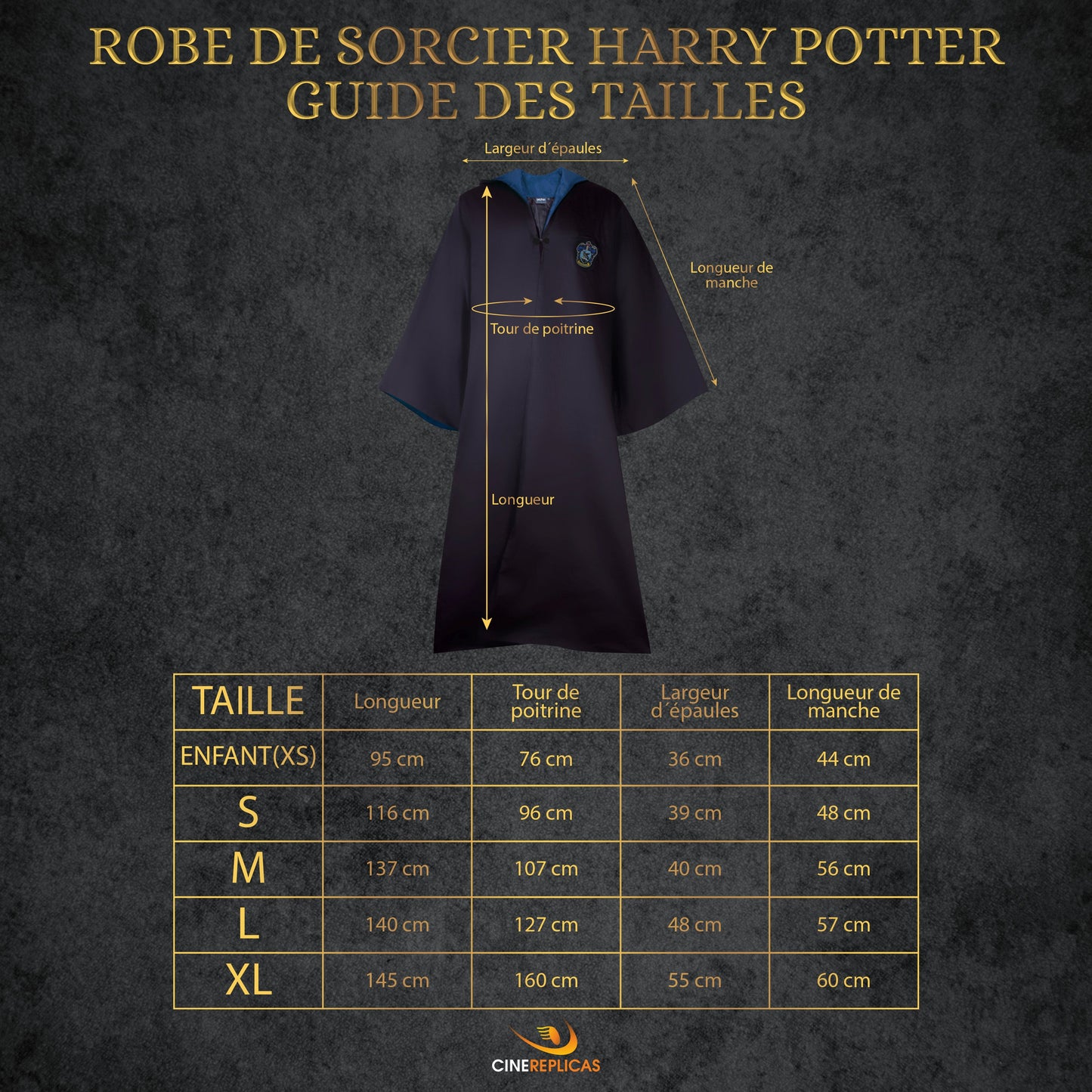 Ravenclaw Wizard Robe Adult