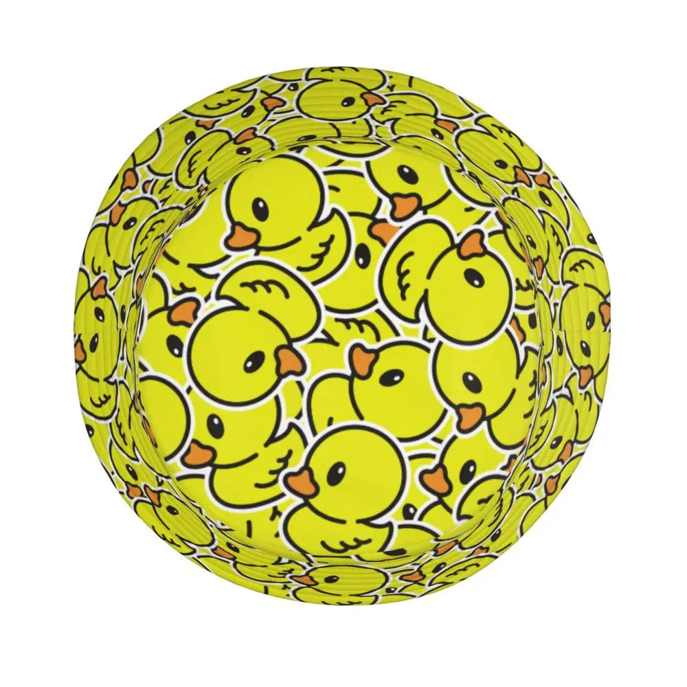 Sombrero de pescador de pato amarillo