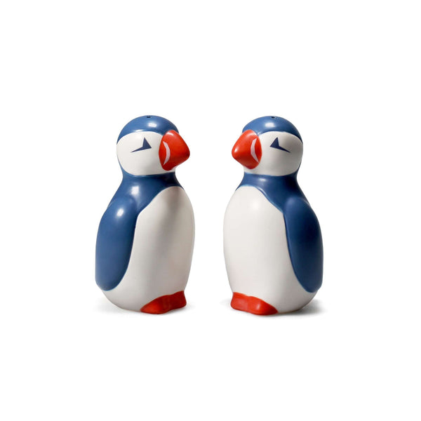 セラミック製ツノメドリのソルト＆ペッパーセット